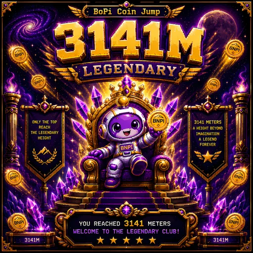 BoPi Coin Jump 3141 meter legendary achievement